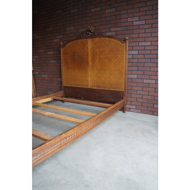 Antique French Cane Full Bed Chairish
