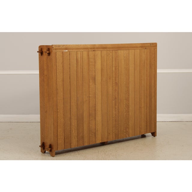 Stickley Mission Oak 3 Door Large Bookcase For Sale - Image 15 of 17