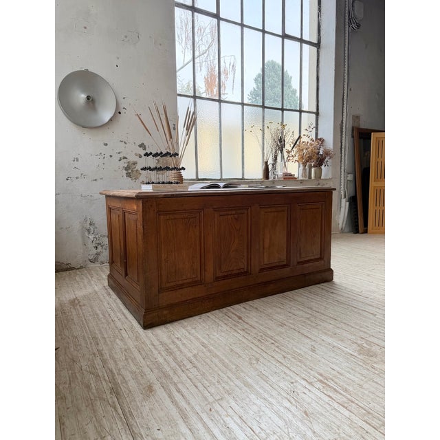 Vintage Oak Counter, 1950s For Sale - Image 9 of 18