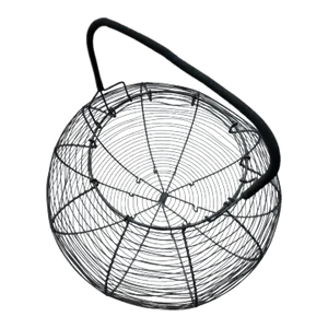 Gigantic 1920s French Wire Egg Basket