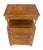 Brown 1970s Drexel Light American Walnut Inlayed Top Console Entry Stand Side Table Dresser For Sale - Image 8 of 12