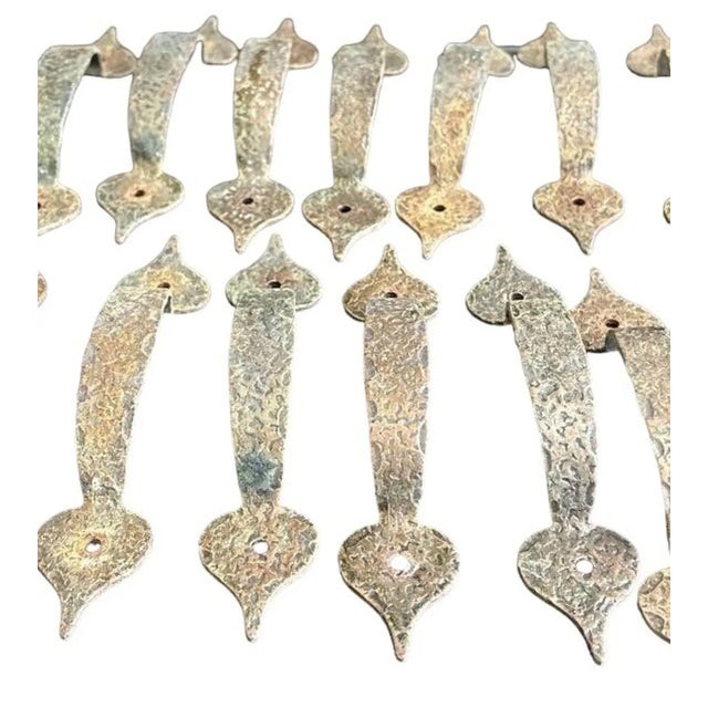 Set of 24 Vintage Hammered Copper Furniture Handles. Four Hinges Will be included in this set. Handles Measure approx - 1...