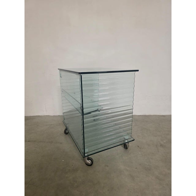 Silver Serving Bar Cart by Ron Arad for Fiam, 1980s For Sale - Image 8 of 17