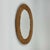 French Riviera Oval Rattan Wall Mirror, France, 1960s For Sale - Image 11 of 12