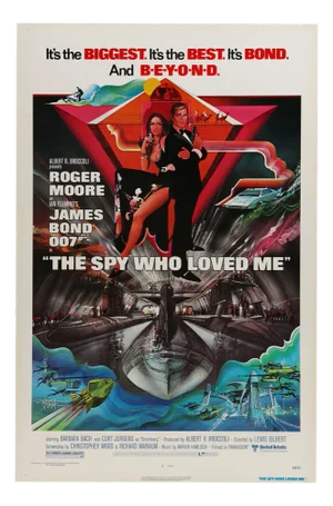 James Bond "The Spy Who Loved Me" Original Vintage Movie Poster, American, 1977