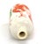 Red Antique Chinese Porcelain Snuff Bottle With Foo Dog and Agate Lid For Sale - Image 8 of 10