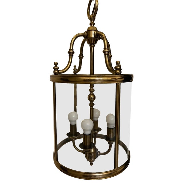 Vintage Brass Lantern For Sale