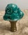 Vintage Ceramic Turquoise Foo Dog Lamp Finial For Sale - Image 4 of 5
