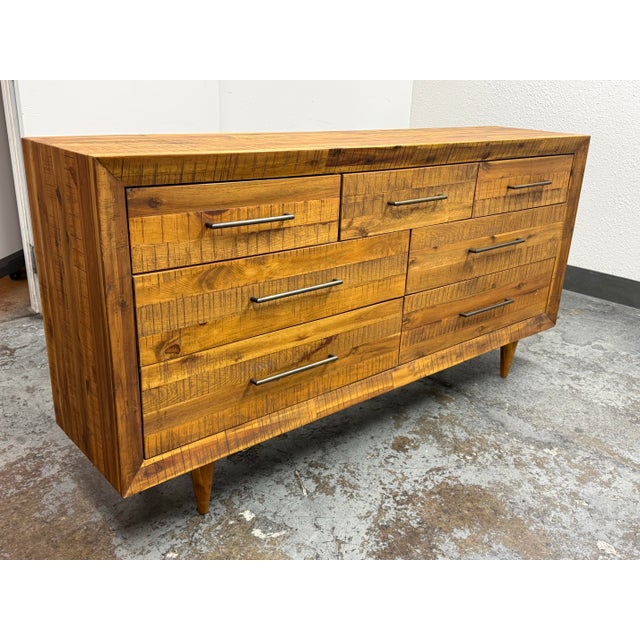 Modern West Elm Alexa Reclaimed Wood Dresser For Sale - Image 3 of 12