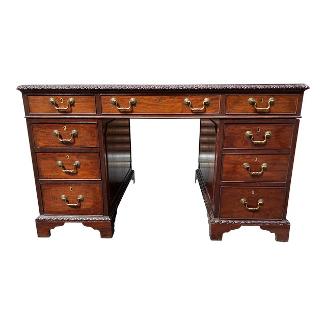 1920s Benjamin Ferber Partner Desk Chairish