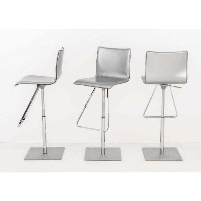 Cattelan Italia "Toto" Adjustable Bar Stools, 6 For Sale - Image 10 of 11