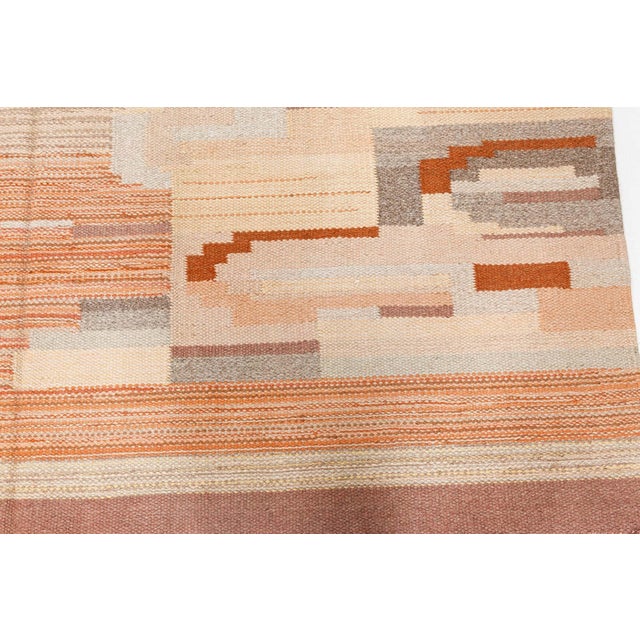 Doris Leslie Blau Vintage Hand-Woven Art Deco Style Scandinavian Rug For Sale - Image 4 of 8