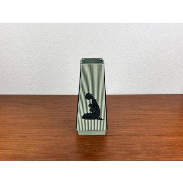 Mid-Century Modern Mid-Century Danish You and I Series Studio Pottery Vase by Svend Aage Holm Sørensen for Søholm, 1950s For Sale - Image 3 of 18