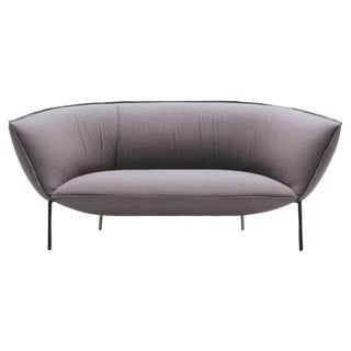 Black Chromed You Sofa by Luca Nichetto For Sale