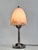 Edgar Brandt A rare French art deco lamp made around 1925 by Edgar Brandt in wrought iron of superb quality. It holds its...
