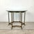 1970s Neoclassical Brass and Octagonal Glass Accent Side Table in the Style of La Barge For Sale - Image 13 of 16