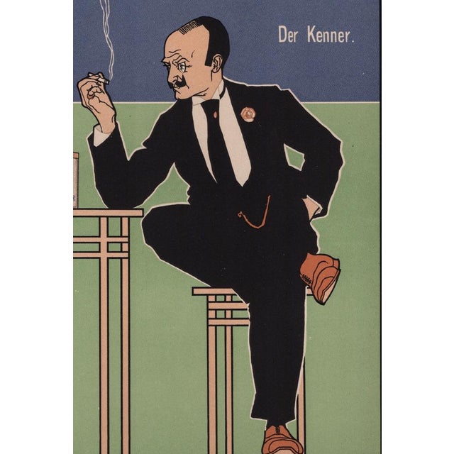 Fritz Rehm, Der Kenner, 1898, Lithograph For Sale - Image 4 of 13