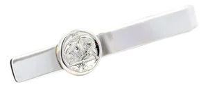 1990s Georg Jensen Estate Money Clip Tie Clip Silver