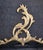 Brass Antique French Rococo Louis XV Style Ormolu Fireplace Screen For Sale - Image 8 of 9