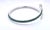 Elegantly crafted in base metal this captivating serpent wrap bangle exudes timeless allure. The open-ended bypass design...
