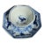 Chinese Blue and White Porcelain Cup and Saucer, Boys at Play Motif, C. 1900 For Sale