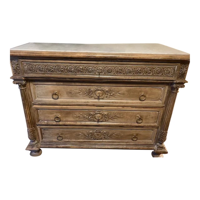 Marble Topped Early 19th Century French Buffet For Sale