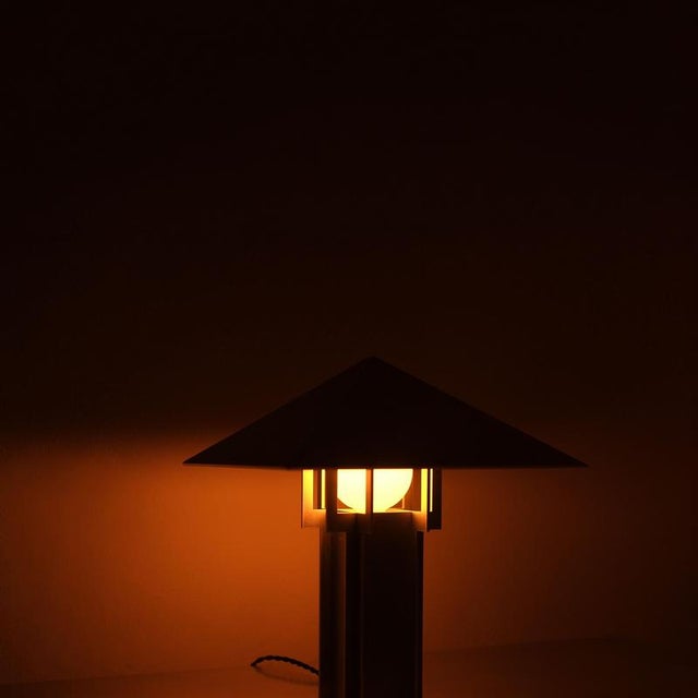 Pinnacle of Aphelion Aluminum Table Lamp by Bureau of Entropy For Sale - Image 4 of 7