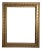 Vintage Brazilian Gilt Carved Wood Frame – Regency Gold Ornate 38.5-Inch For Sale