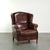 Sheepskin Wing Armchair with Warm Chestnut Color For Sale - Image 12 of 12