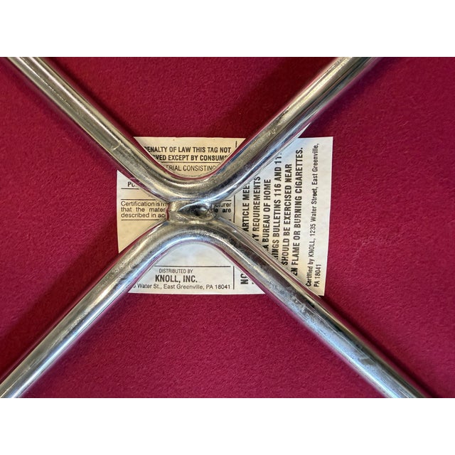 1966 Eero Saarinen for Knoll Womb Chair w/newer Ottoman Reupholstered For Sale - Image 14 of 17