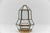 Mid-Century Modern Cut Glass and Brass Pendant Light in the style of Adolf Loos, Austria, 1930s For Sale - Image 3 of 13