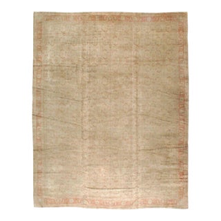 Galerie Shabab Collection Early 20th Century Turkish Oushak Large Carpet For Sale