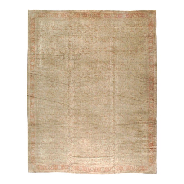 Galerie Shabab Collection Early 20th Century Turkish Oushak Large Carpet For Sale