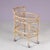 Bamboo Trolley with Glass Tops, Italy, 1950s For Sale - Image 12 of 13