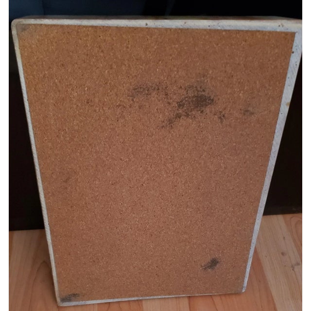 1970/80s Faux Marble/Granite 4-Piece Desk Set For Sale - Image 4 of 10