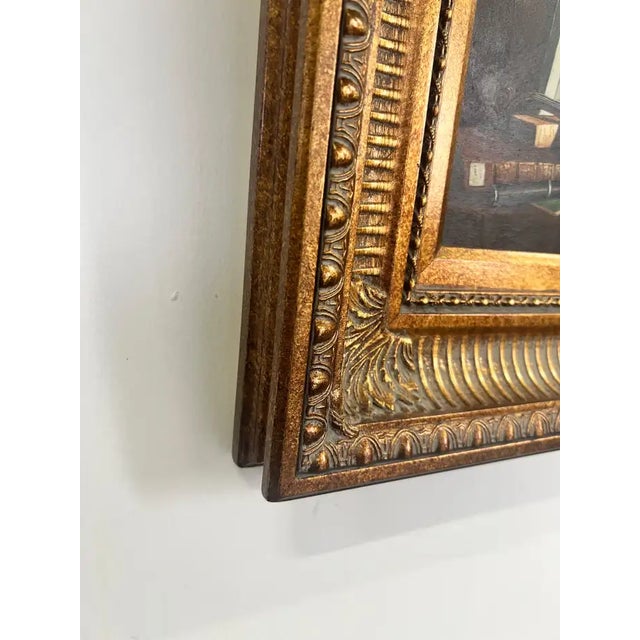 Still Life Violin & Sheet Music Oil on Canvas Signed Hessler, Framed 1900's For Sale - Image 9 of 11