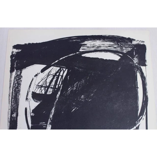 Black Bernd Völkle, Lune d'après-midi, 1963, Lithograph For Sale - Image 8 of 12