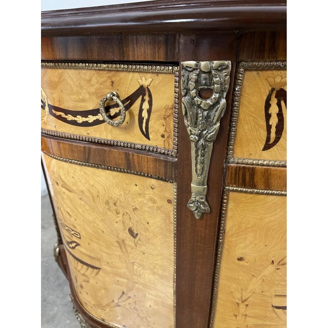 1920s 1920s Antique or Near-Antique French Style Cabinet - Refinished For Sale - Image 5 of 12