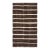 Vintage Brown Striped Kilim Rug For Sale