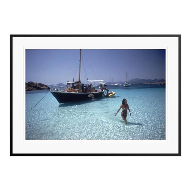 Yachting Trip 1967 by Slim Aarons Black Framed C-Print For Sale