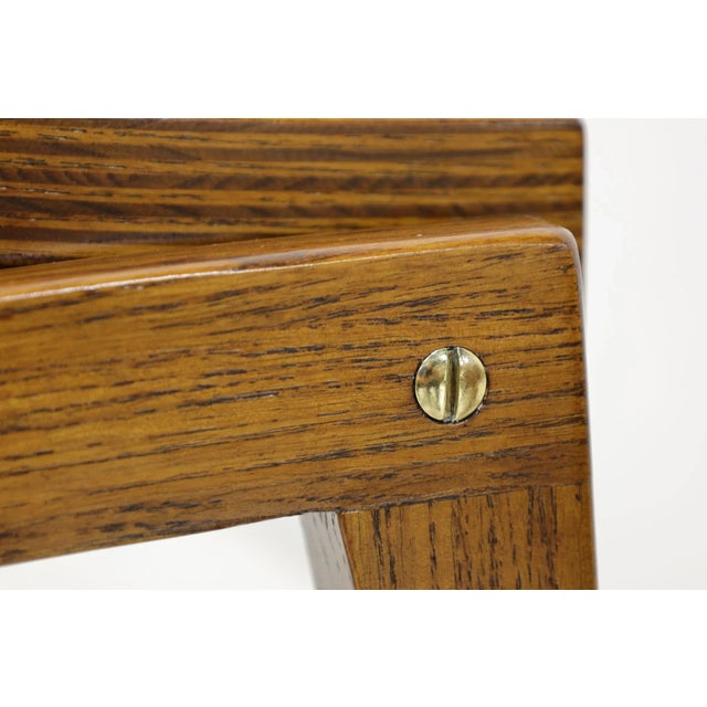 Dunbar Furniture Mid 20th Century Edward Wormley for Dunbar Captain Chairs- Set of 2 For Sale - Image 4 of 11