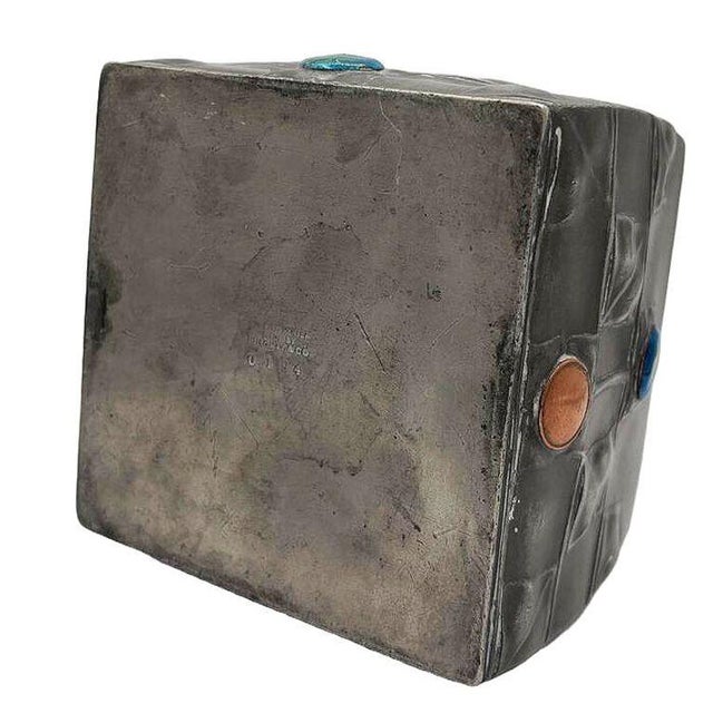 1900s Rare Arts and Crafts #0194 Tudric Pewter Box by Archibald Knox for Liberty & Co For Sale - Image 11 of 12