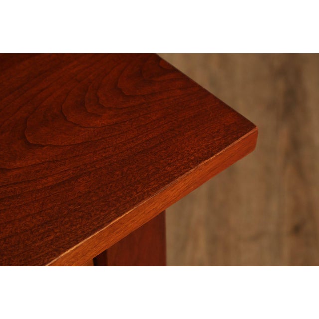 Stickley Mission Collection Harvey Ellis Cherry Three Drawer Nightstands For Sale In Philadelphia - Image 6 of 18
