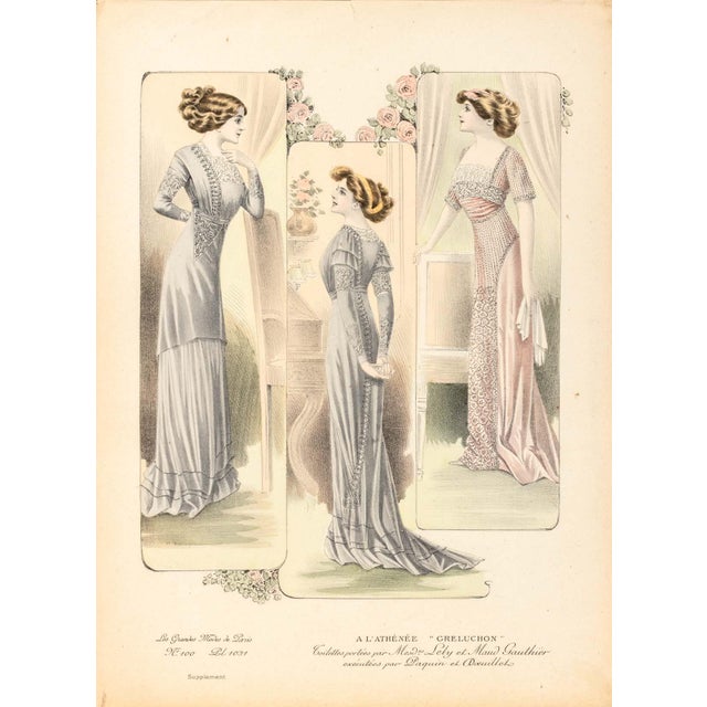 Collection of French Fashion Plates, 14 For Sale In New York - Image 6 of 17