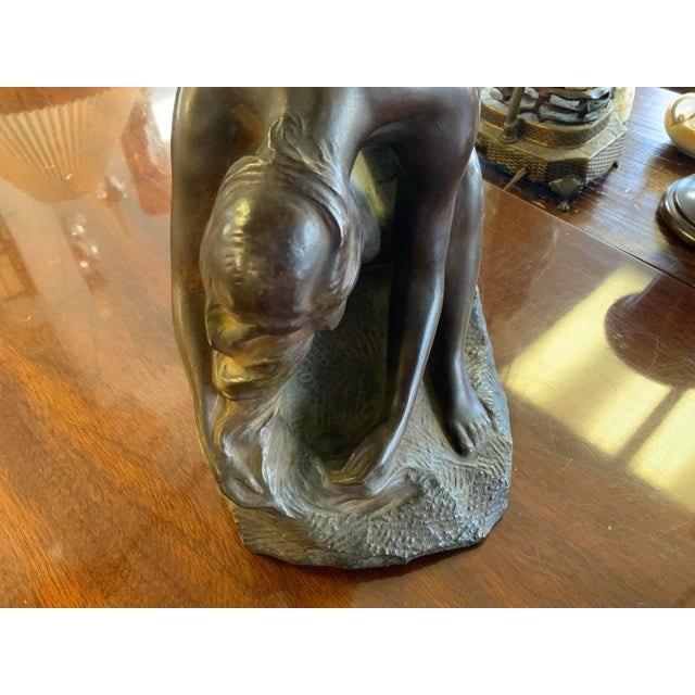 Metal 20th Century Bronze Figure by Artist Nanna Matthew’s Bryant For Sale - Image 7 of 9