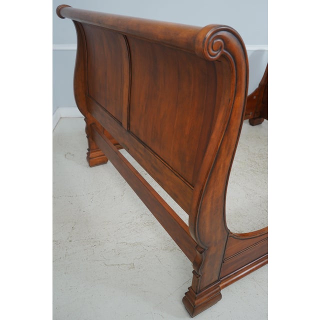 Ethan Allen Queen Size Tuscany Sleigh Bed For Sale - Image 15 of 17