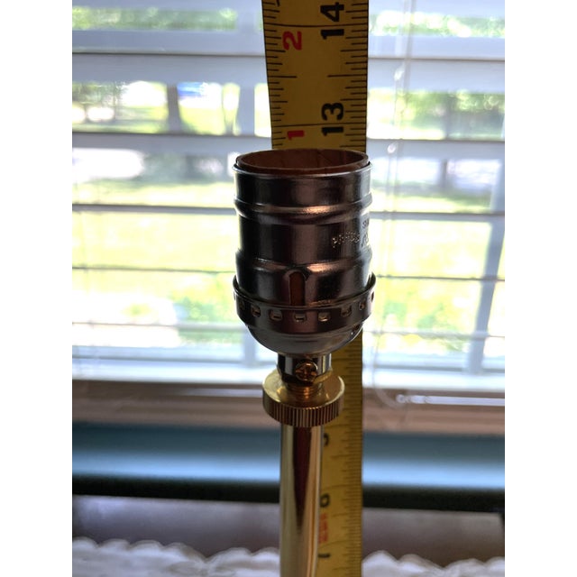 Authentic Jonathan Adler Milano Brass & Carrara Marble 2-Arm Lamp For Sale - Image 14 of 17