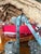 Charming handcrafted galvanized metal decorative centerpiece set, made in the Philippines and featuring an unusual...