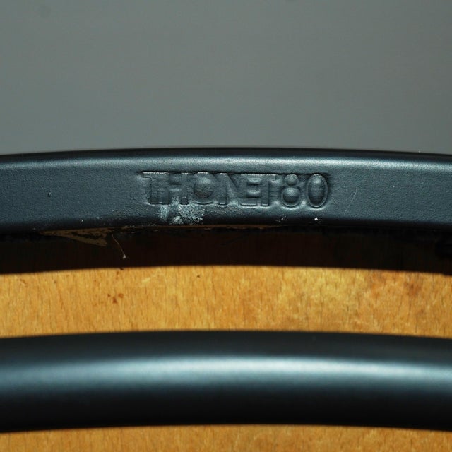 Black Vintage Bentwood Chair by Josef Frank for Thonet, 1980s For Sale - Image 8 of 10