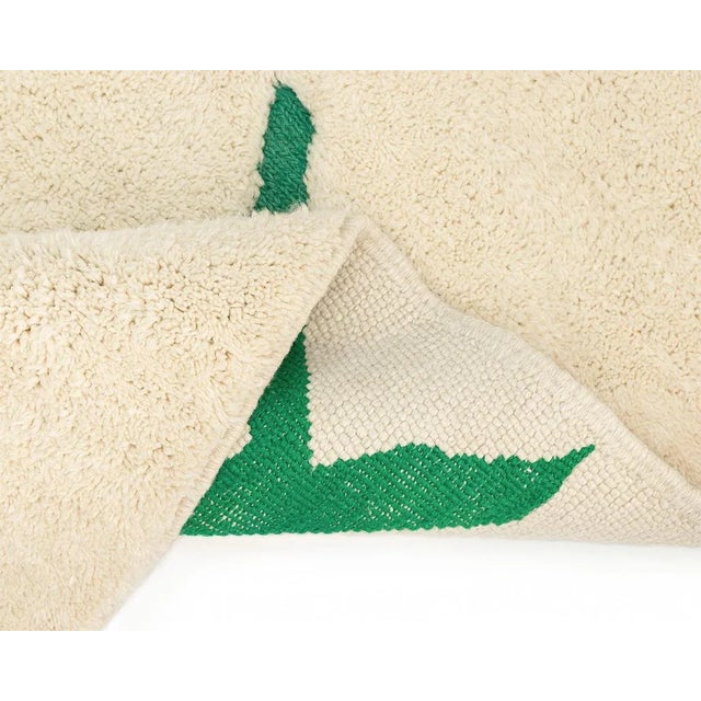 Hand-Knotted Wool Rug by Azele Studio For Sale - Image 4 of 9